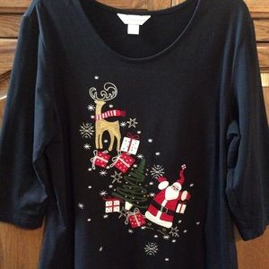 Festive Christmas shirt by Christopher & Banks